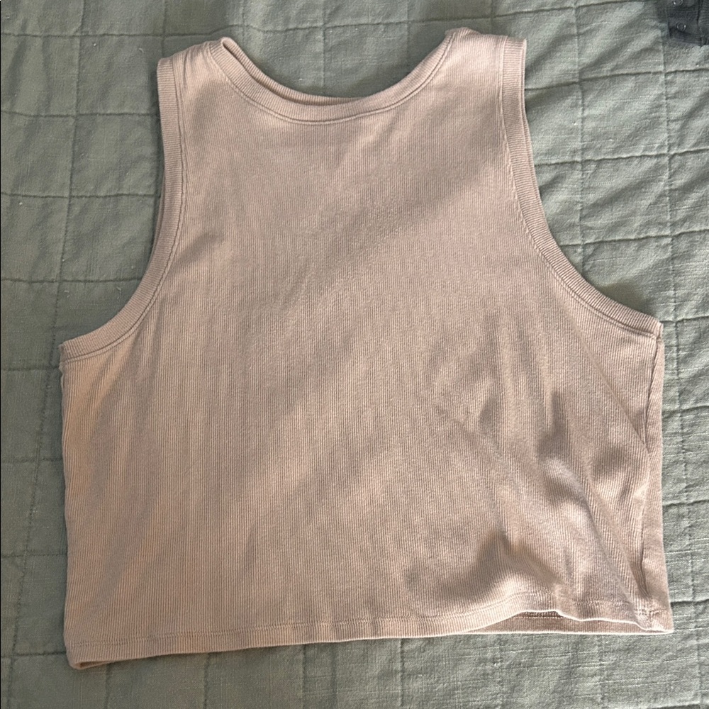 Hollister Cream Crop Top